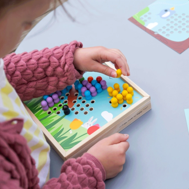 Bigjigs Toys Drevená mozaiková záhrada