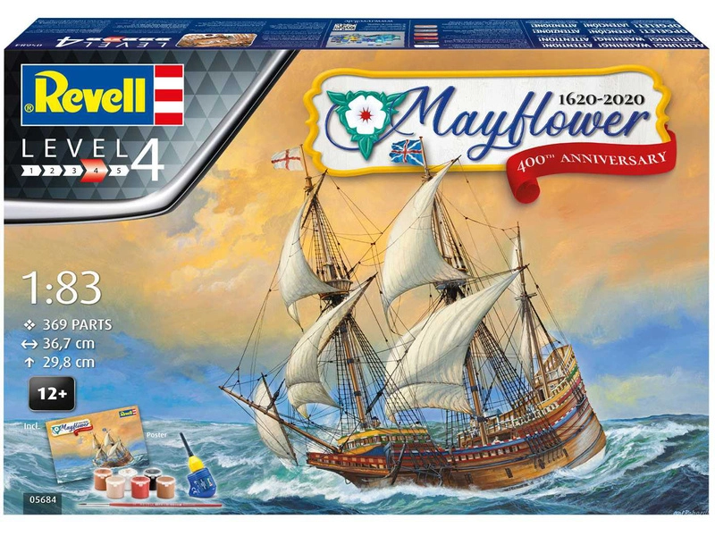 Revell Mayflower 400th Anniversary (1:83) (darčeková sada)