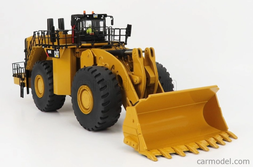 Dm-models Caterpillar Cat994k Ruspa Gommata - škrabací traktor - kolesový nakladač - konfigurácia Rock 1:50 žltá čierna