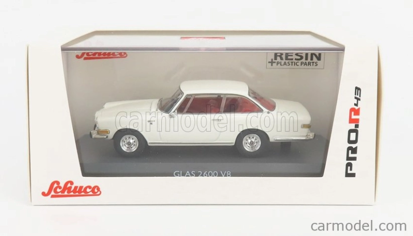 Schuco Glas 2600 V8 1966 1:43 Bílá