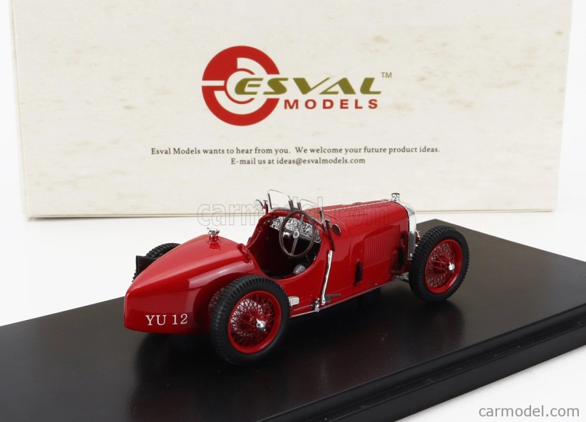Esval model Amilcar C6 Spider N 0 Race Car 1928 1:43 Red