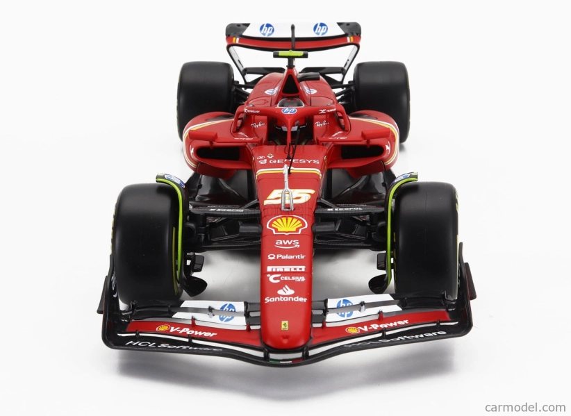 Bburago Ferrari F1 Sf-24 Team Scuderia Ferrari N 55 Season 2024 Carlos Sainz 1:18 Červená Černá