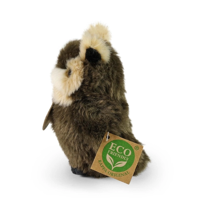 Rappa Plyšový vták sova/výr 13 cm ECO-FRIENDLY