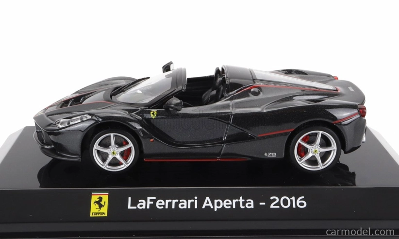 Edicola Ferrari Laferrari Aperta Spider 2016 - Con Vetrina - S vitrínou 1:43 Black