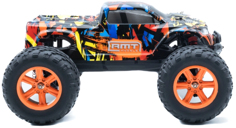 RC auto RMT Dominator Monster, oranžová + náhradná batéria