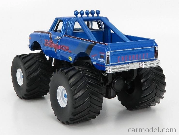 Greenlight Chevrolet K-10 Bigfoot Monster Truck Exterminator 1972 1:43 Blue Met