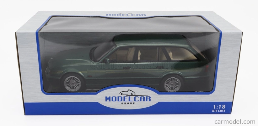 Mcg BMW radu 5 B10 4.6 Alpina Touring (e34) Sw Station Wagon 1989 1:18 Green Met