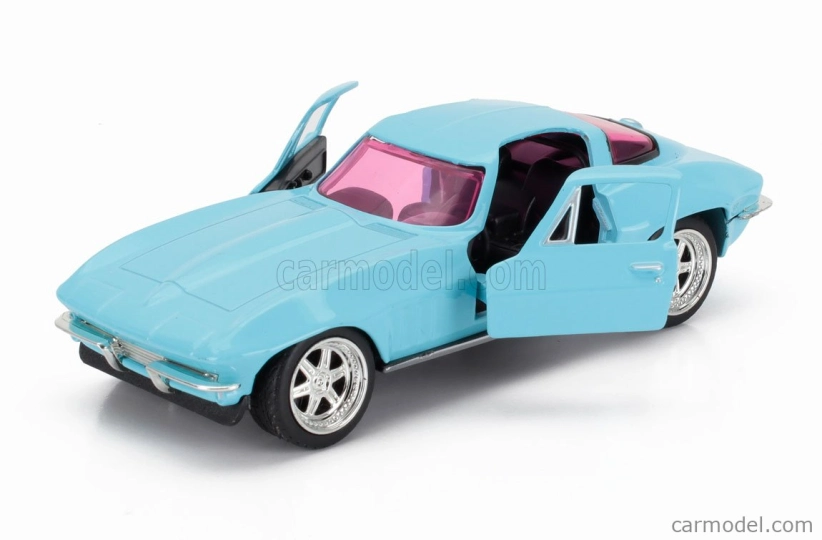 Jada Chevrolet Corvette Coupe 1966 1:32 svetlomodrá