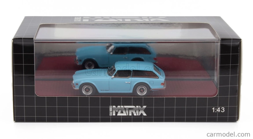 Matrix scale models Triumph Tr6 Shooting Brake Sw Station Wagon 1974 1:43 Světle Modrá