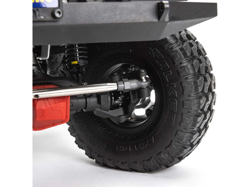 RC auto Axial SCX10 III Early Ford Bronco 4WD 1:10, biele