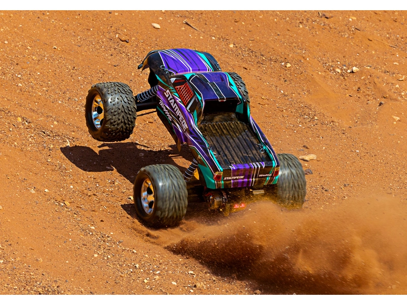 RC auto Traxxas Stampede 1:10 RTR s LED osvětlením, oranžová