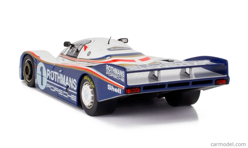 Werk83 Porsche 956lh 2.6l F6 Twin Turbo Team Rothmans Porsche System N 1 Víťaz 24h Le Mans 1982 Jacky Ickx - Derek Bell 1:18 bielo modrá
