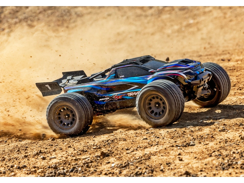 RC auto Traxxas Mini XRT 1:12 VXL-3s 4WD RTR, modrá