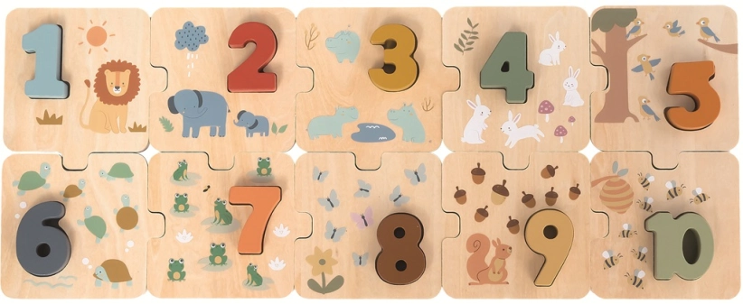 2Kids Toys Počítanie zvierat Puzzle