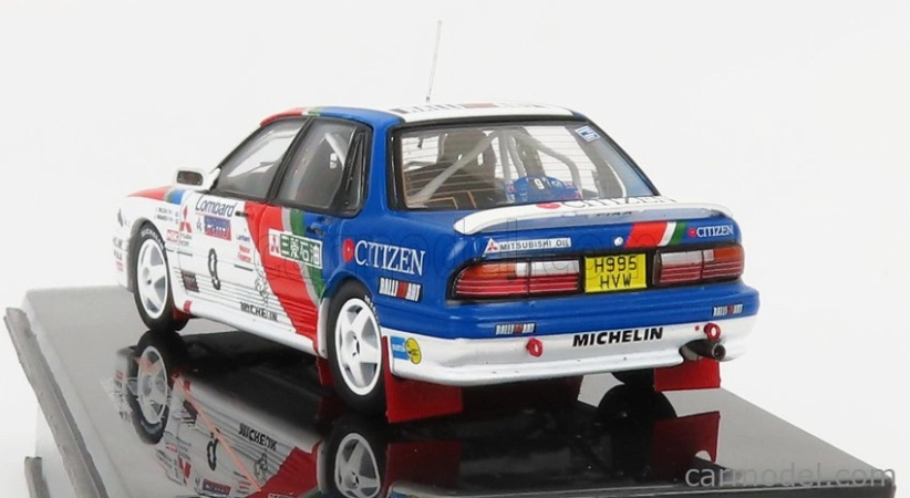 Ixo-models Mitsubishi Galant Vr-4 N 9 2nd Rally Rac Lombard 1990 1:43, bílá