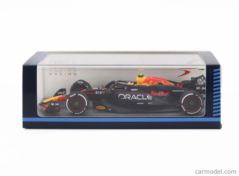 Iskrový model Red bull F1 Rb20 Team Oracle Red Bull Racing N 11 2nd Bahrain Gp 2024 Sergio Perez 1:43 Modrá žltá červená