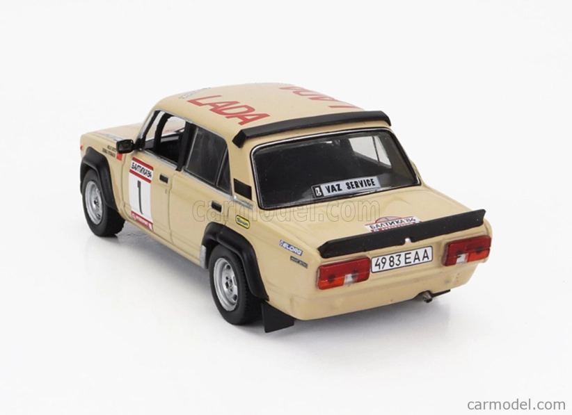 Ixo-models Lada fiat 2105 Vfts (night Version) N 1 Winner Rally Baltika 1984 Vallo Soots - Toomas Putmaker 1:43 Beige