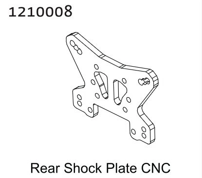 1210008 - Alu Rear Shock Tower - Buggy