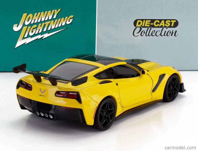 Johnny lightning Chevrolet Corvette Zr1 2019 1:24 Yellow Black