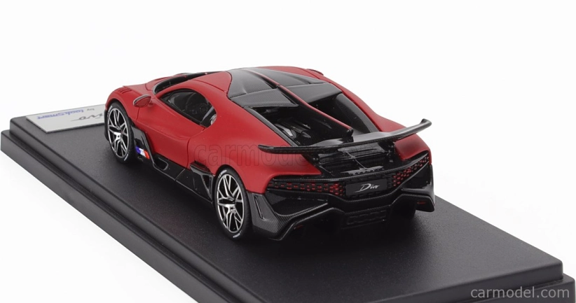 Looksmart Bugatti Divo 2020 1:43 Italská Matná Červená Černá