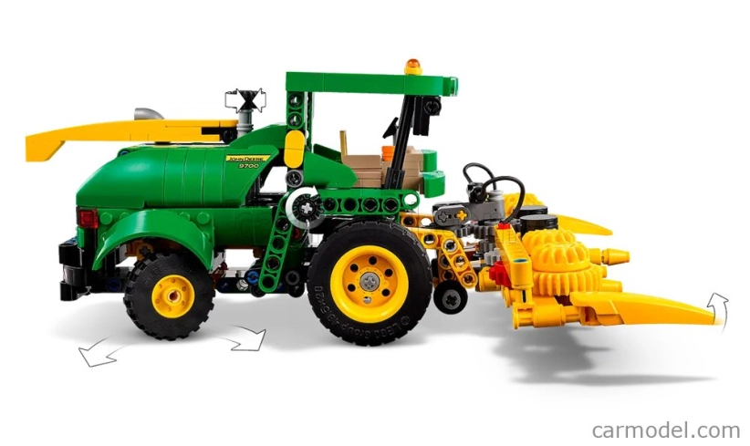Lego John deere Lego Technic - Mietitrebbia 9700 Forage Harvester 2018 - 559 dielikov Zeleno-žltá