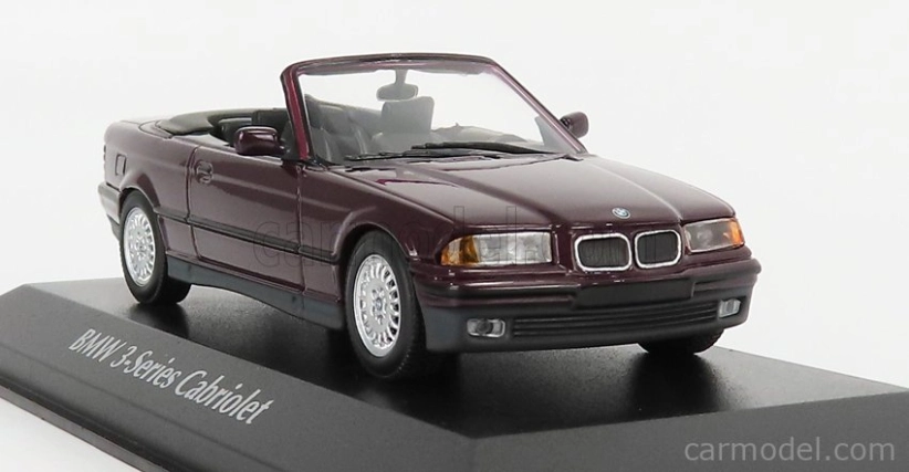 Minichamps BMW radu 3 (e36) Cabriolet 1993 1:43 Purple Met