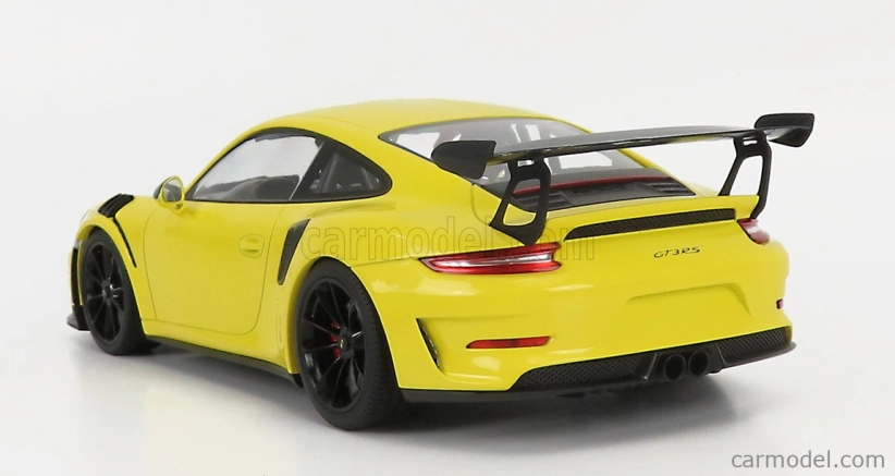 Minichamps Porsche 911-2 Gt3 Rs Coupe 2019 - čierne disky 1:18 žltá
