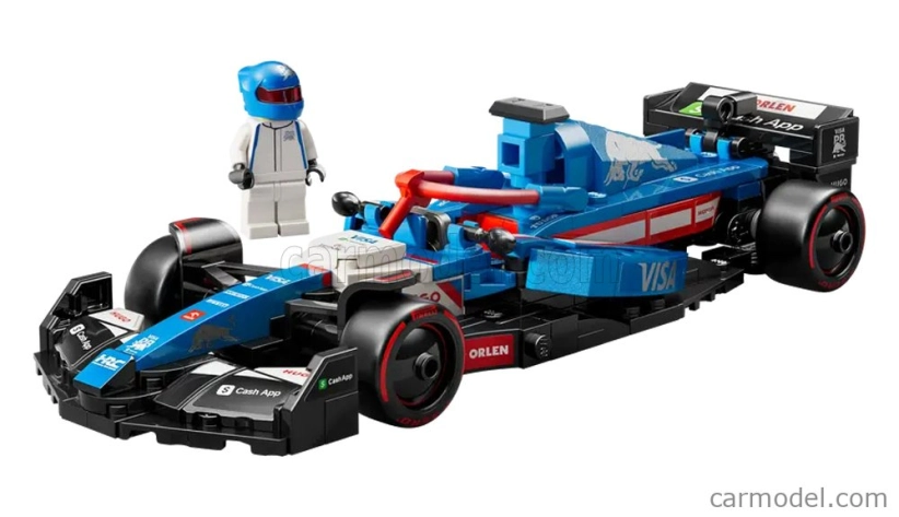 Lego Závodné býky Lego Speed Champion - F1 Vcarb-01 Team Visa Cash App Sezóna 2024 - 248 Pezzi - 248 ks modrá čierna