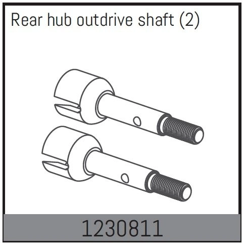 1230811 - Rear Wheel Axle (2)
