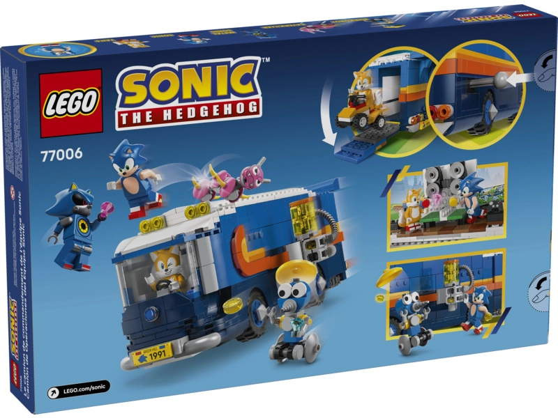 LEGO Sonic the Hedgehog - Veliteľské vozidlo tímu Sonic