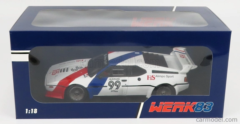 Werk83 BMW M1 Procar Team Bmw Motorsport N 99 Bmw M1 Procar Series 1979 Toine Hezemans 1:18 Biela červená modrá