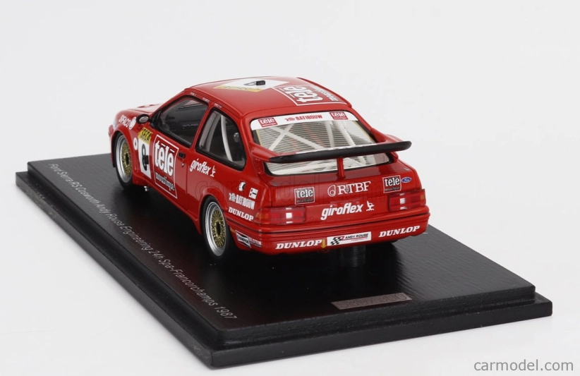 Spark-model Ford england Sierra Rs Cosworth Team Andy Rouse Engineering N 8 24h Spa 1987 Andy Rouse - Win Percy - Thierry Tassin 1:43 Tmavo oranžová