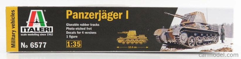 Italeri Kampfpanzer Panzerjager I Tank Military 1943 1:35 /