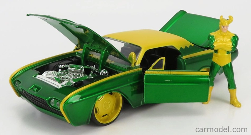 Jada Ford usa Thunderbird With Marvel Loki 1963 1:24 Zelená Žlutá