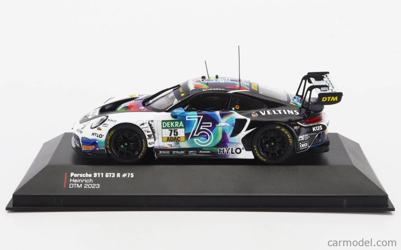 Ixo-models Porsche 911 992 Gt3 R Team Kus Bernhard N 75 Dtm Sezóna 2023 Laurin Heinrich 1:43 Biela Čierna