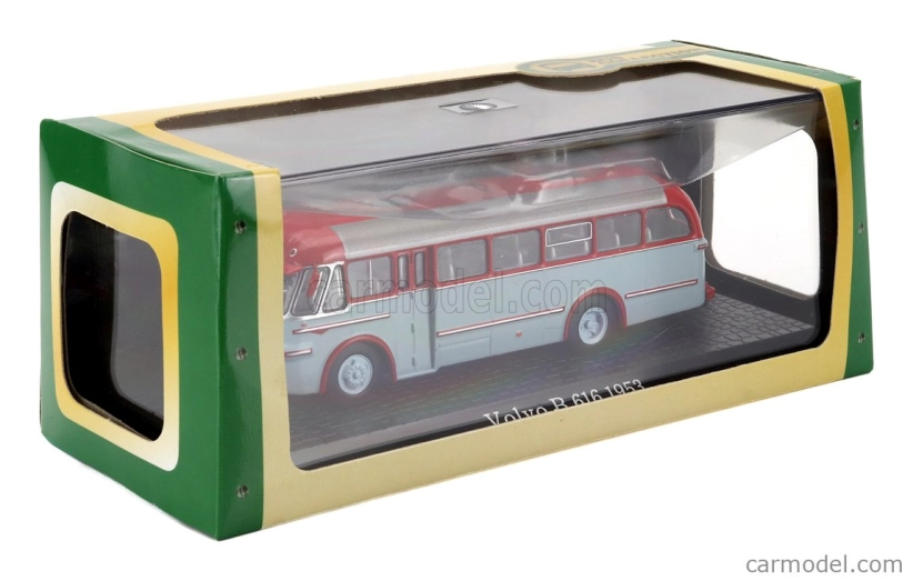 Edicola Volvo B616 Autobus 1953 - Damage Display Box 1:72 Červená Světle Modrá