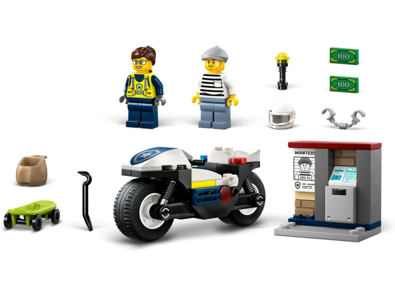 LEGO City - Policajná naháňačka na motorke