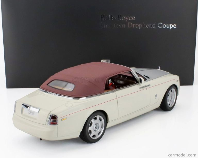 Kyosho Rolls royce Phantom Drophead Cabriolet 2-dverový 2013 1:18 Anglicky White