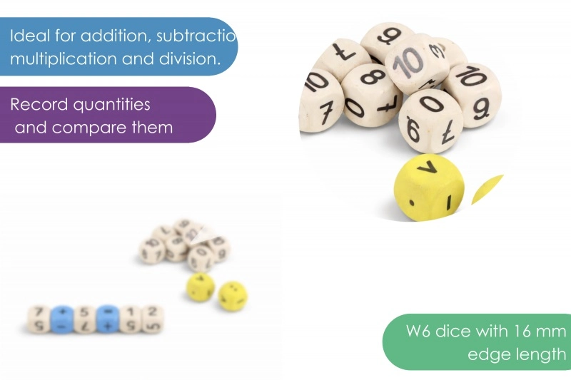 Wissner Matematické výučbové kocky 16 ks