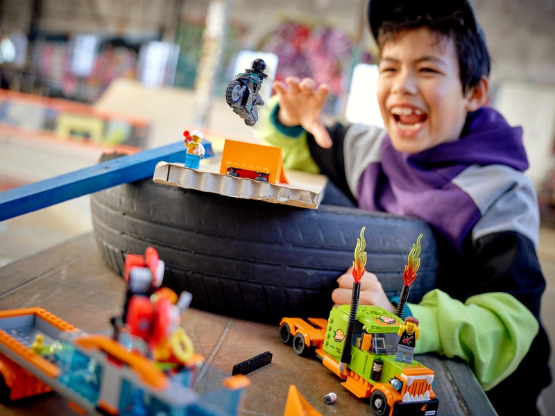LEGO City - Kaskadérske auto