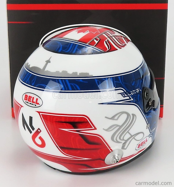 Mini helmet Bell helma F1 Williams Fw44 Team Williams Racing N 6 Season 2022 1:2