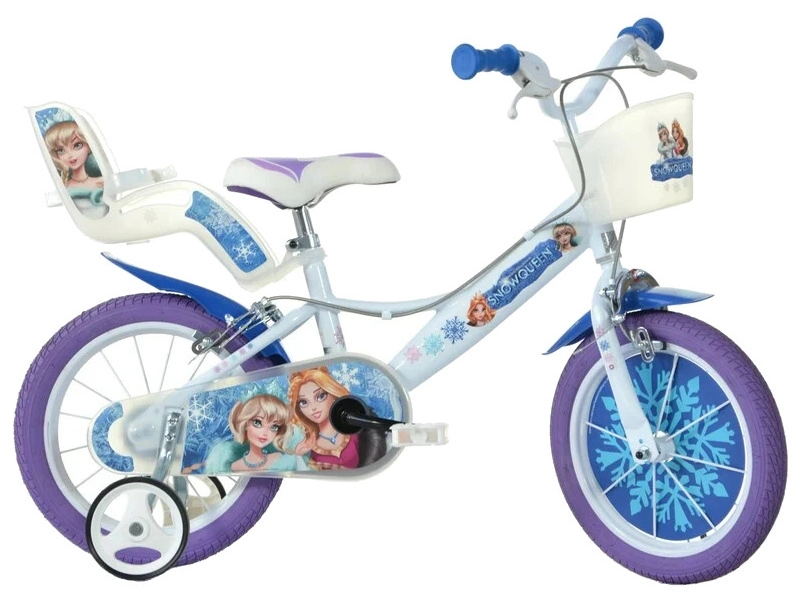 DINO Bikes - Dětské kolo 14" Snow Queen