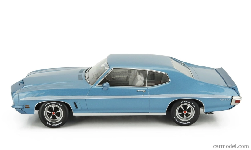 Pontiac Gto Lemans Ram Air Coupe 1972 v mierke 1:18, svetlo modrá