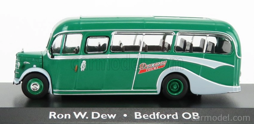 Edicola Bedford Ob Autobus Duple Vista Coach Ron W.dew 1947 1:72 Zelené Stříbro