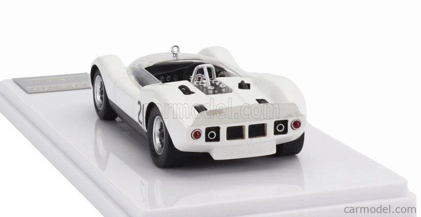 Tecnomodel Mclaren Elva Mark 1 N 21 Guards Trophy Brand Hatch 1965 G.hill 1:43 Bílá