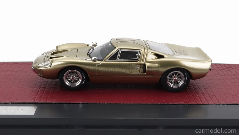 Modely v mierke Matrix Ford usa Gt40 Mkiii 1967 1:43 Gold Met