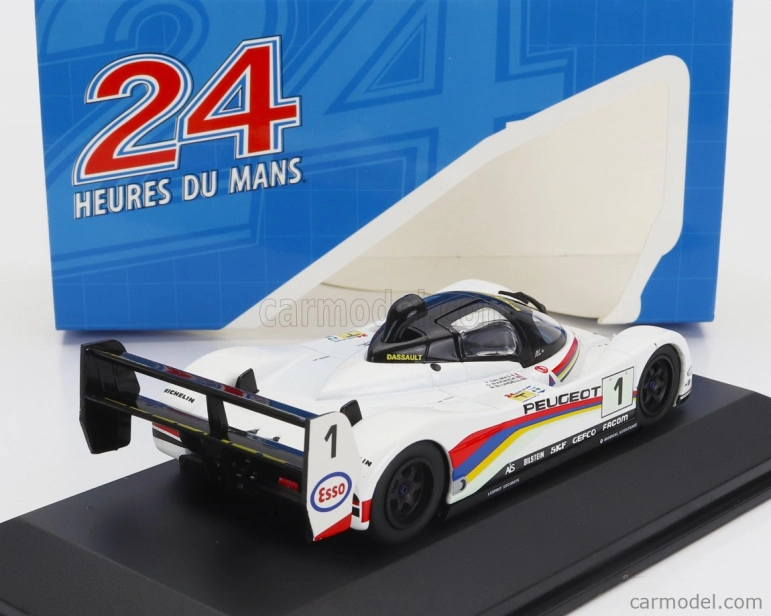 Ixo-models Peugeot 905 Evo1bis Team Peugeot Talbot Sport N 1 Winner 24h Le Mans 1992 D.warwick - Y.dalmas - M.blundell 1:43 Bílá Černá