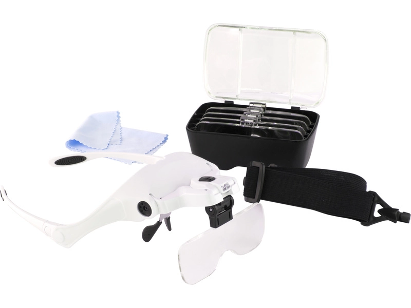 Lupa Lightcraft s LED svetlom (sada)