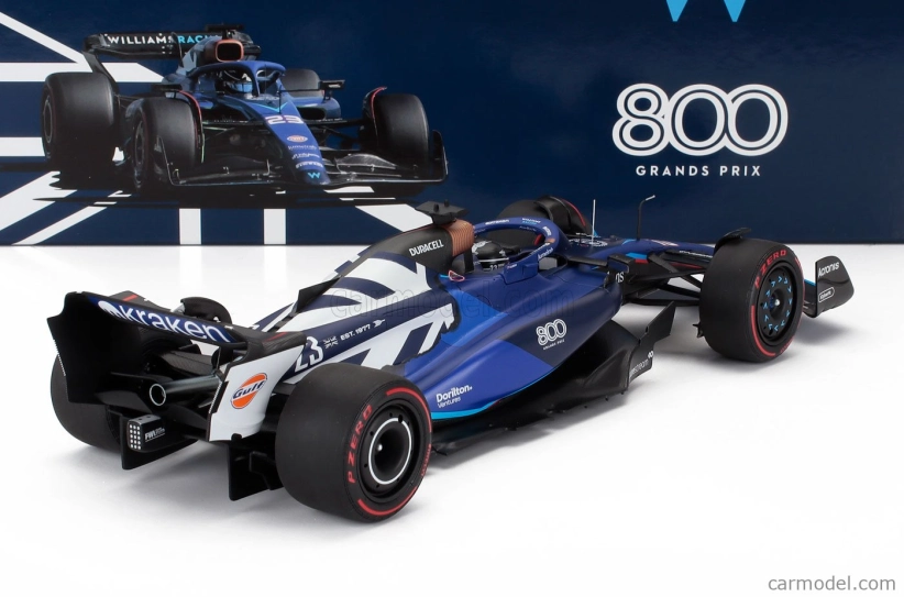 Minichamps Williams F1 Fw45 Team Williams Racing Gulf N 23 British Gp 2023 Alexander Albon 1:18 Modrá čierna