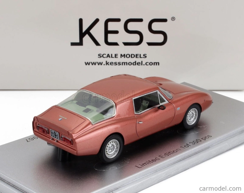 Kess-model Alfa romeo Giulia Severtail Carrozzeria Casale 1967 1:43 Copper Met